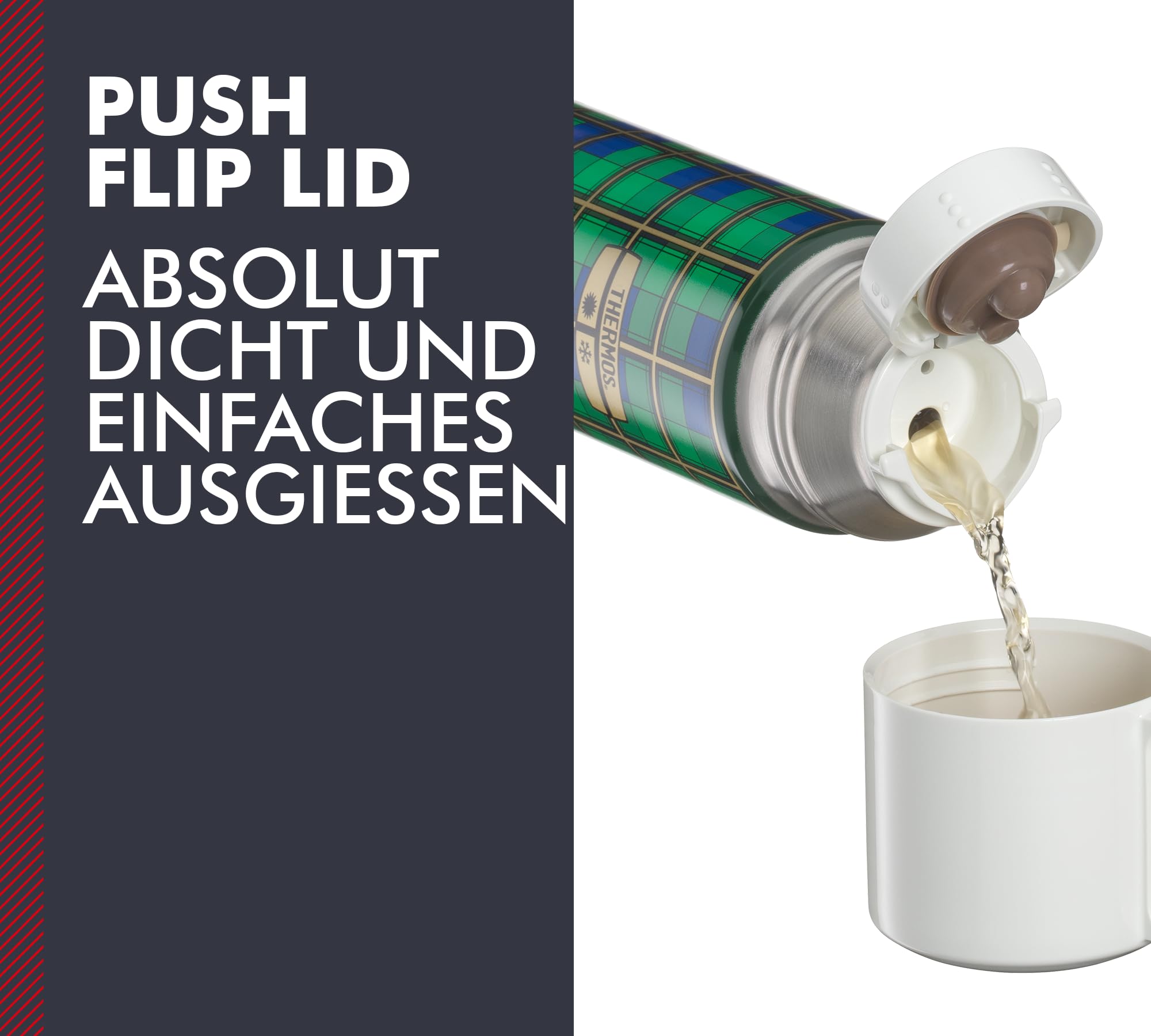 thermos-revival-isolierflasche-0-50-l-retro-gr-n-mit-becherdeckel image 3