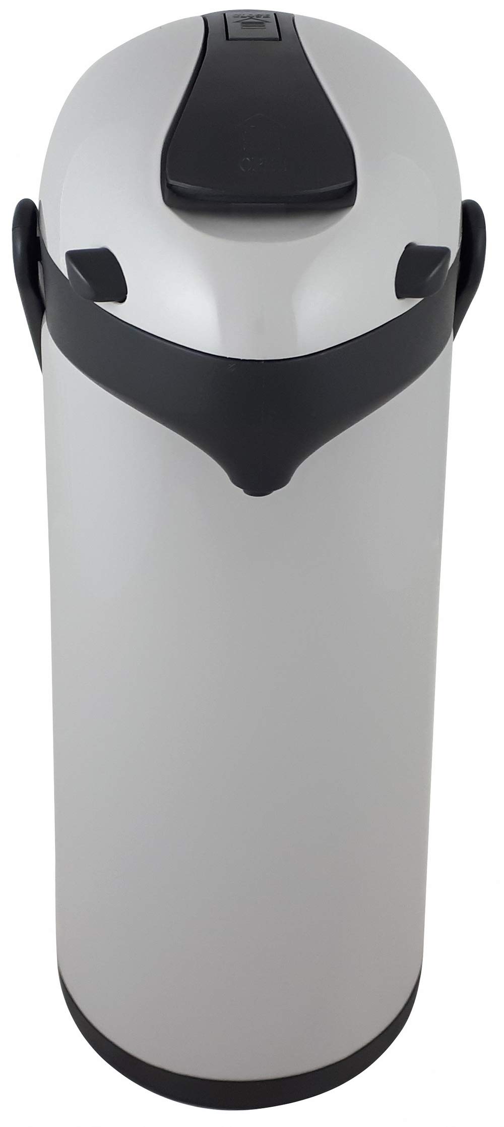 helios-airpot-pump-isolierkanne-1-9-l-grau-schwarz-mit-einhand-pumpsystem image 2