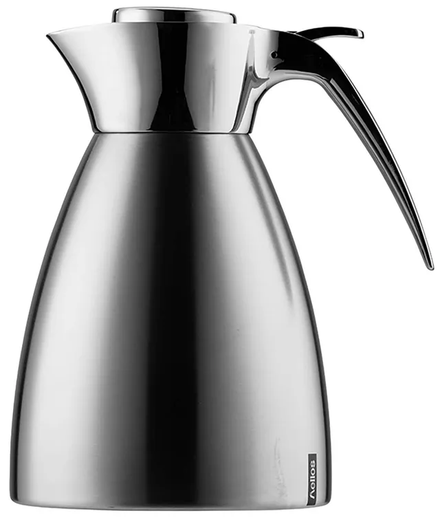 helios-supreme-edelstahl-isolierkanne-1-l-matt-einhand-klappdeckel image 1