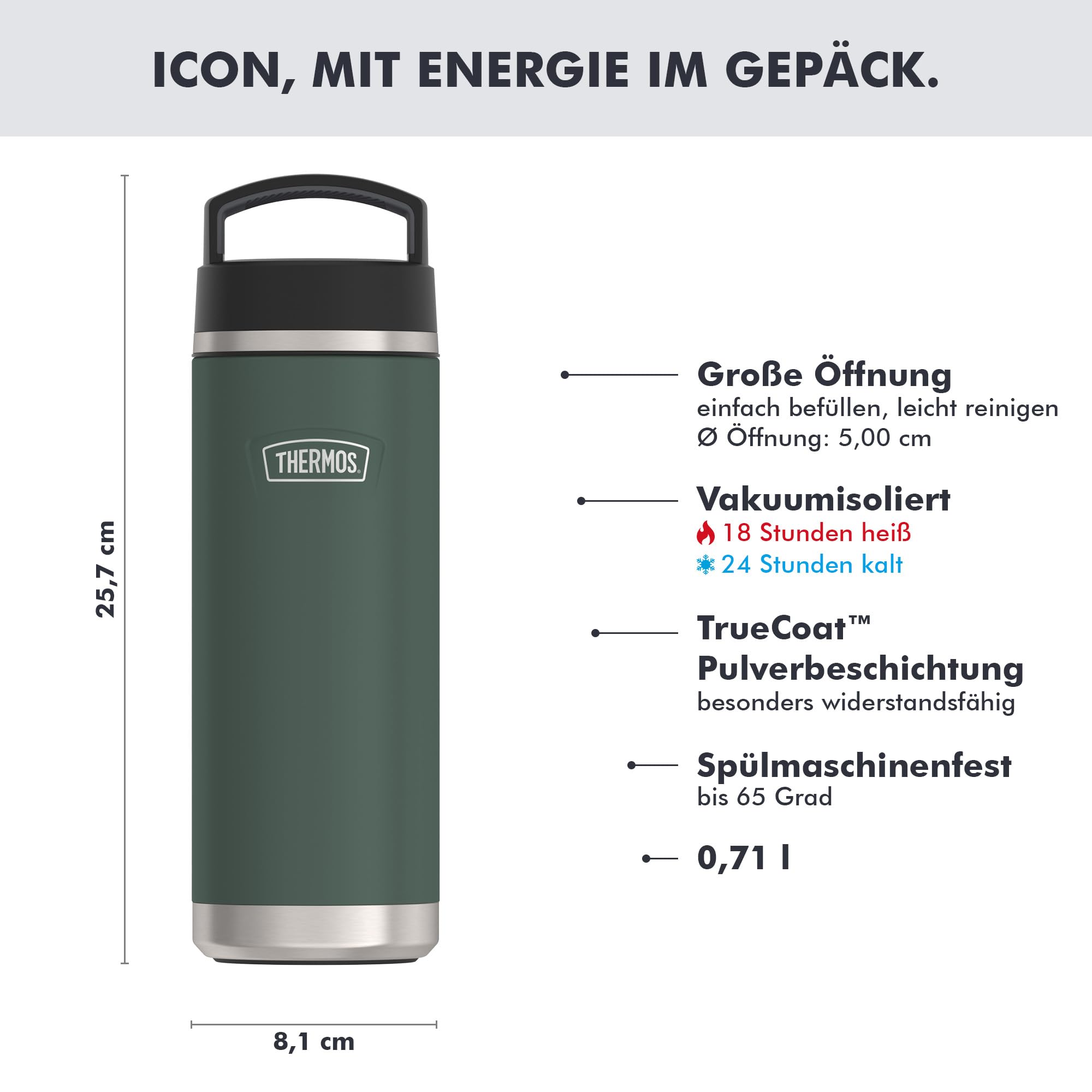 thermos-icon-isolierflasche-0-71-l-forest-mat-dunkelgr-n image 3