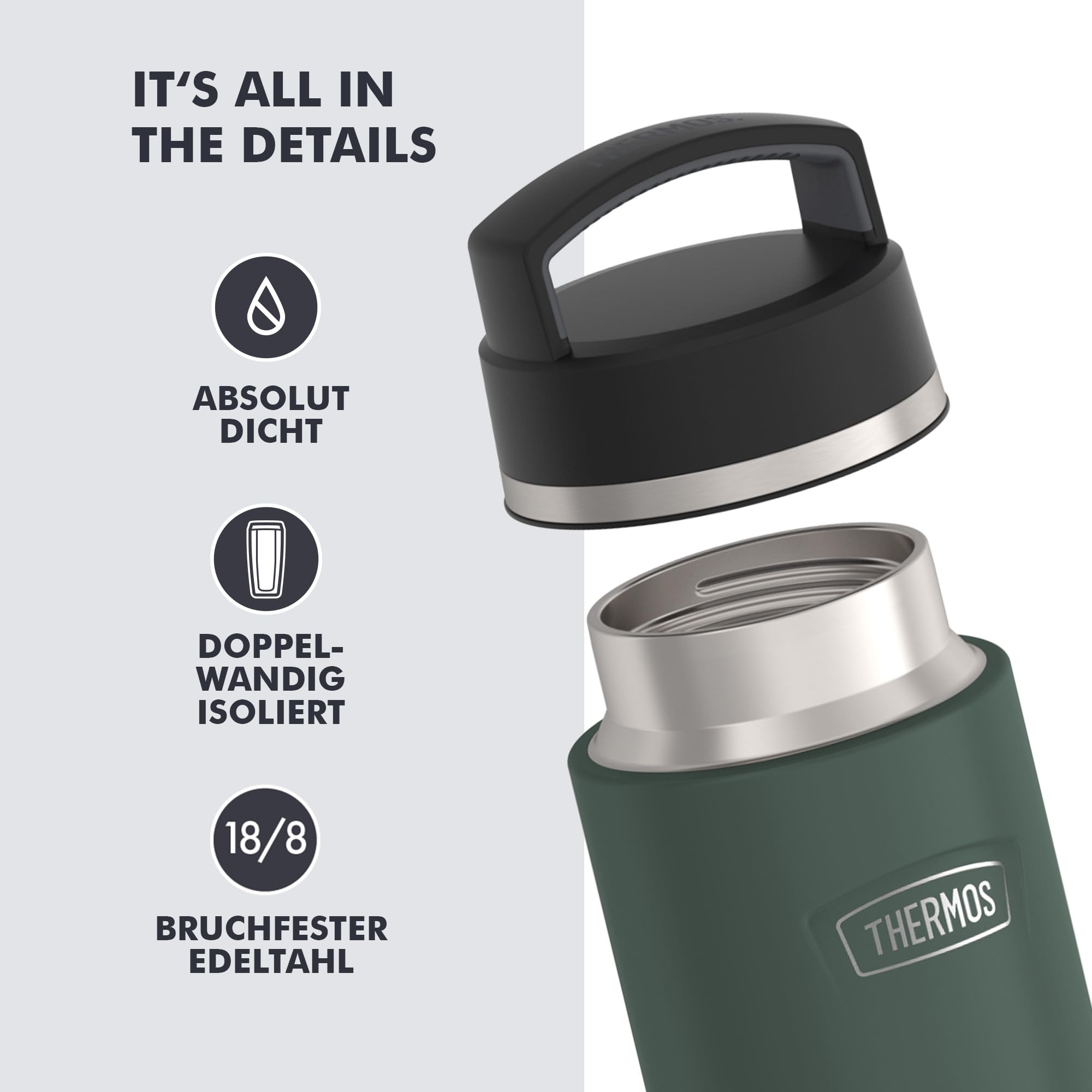 thermos-icon-isolierflasche-0-71-l-forest-mat-dunkelgr-n image 4