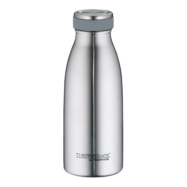 thermos-thermocaf-tc-bottle-trinkflasche-0-35-l-mat-steel image 1
