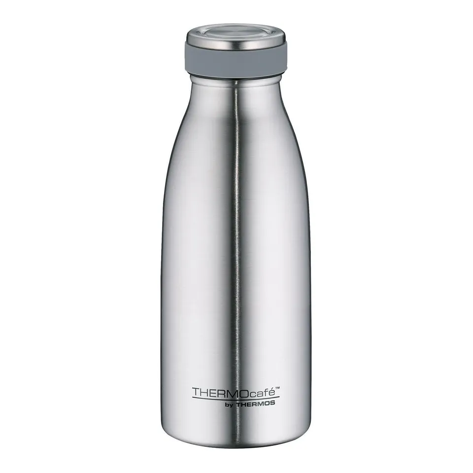thermos-thermocaf-tc-bottle-trinkflasche-0-35-l-mat-steel image 1