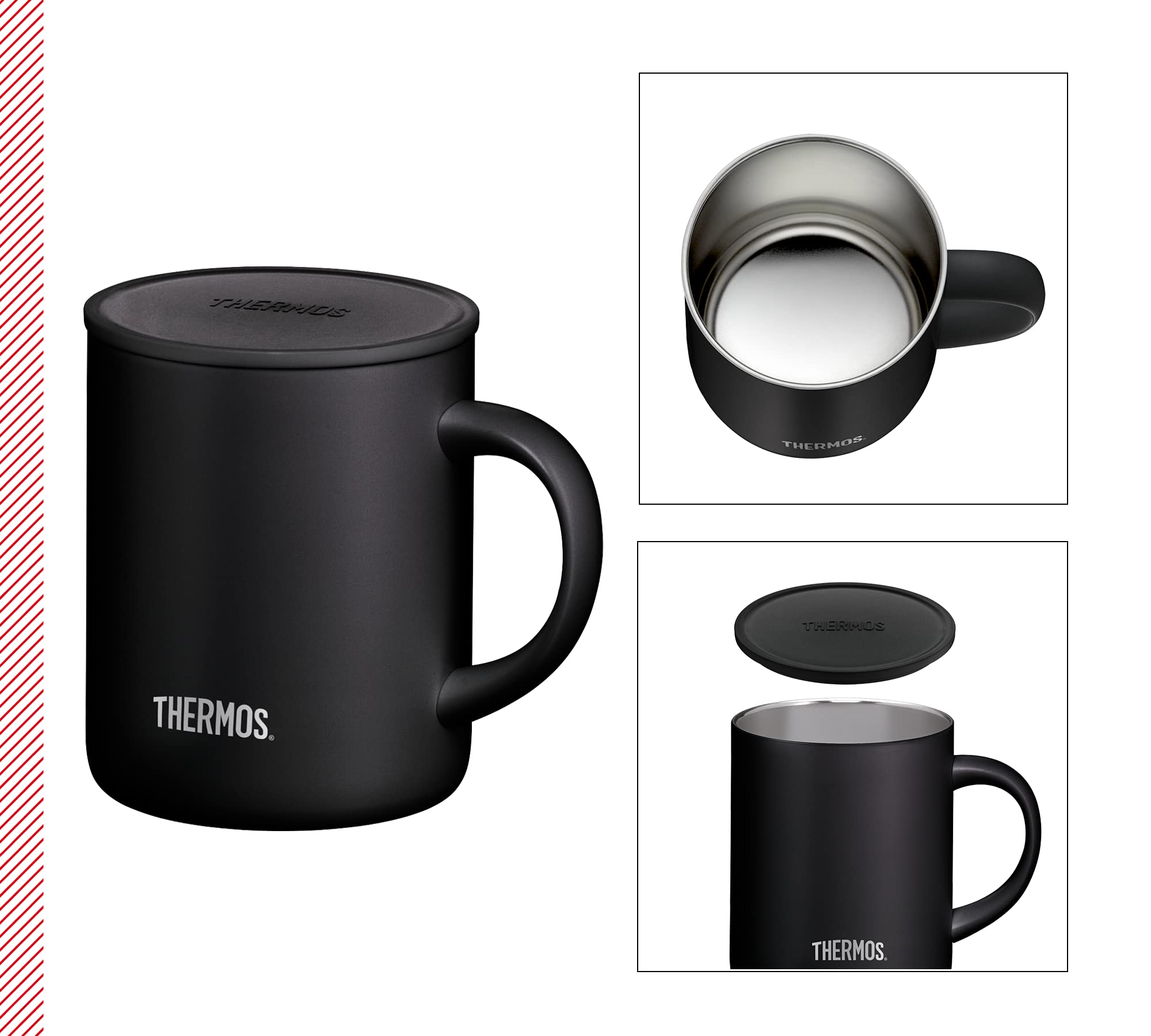 thermos-longlife-cup-edelstahlbecher-0-35-l-charcoal-black-mat image 2