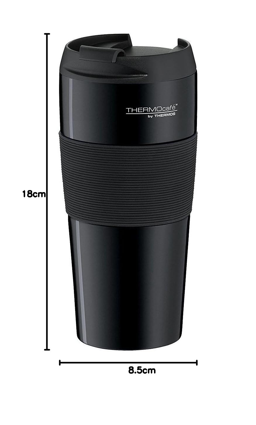 thermos-thermocaf-pro-thermobecher-0-40-l-charcoal-black-mit-flip-lid image 2