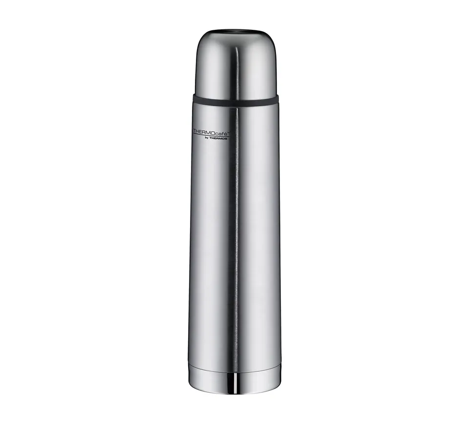 thermos-thermocaf-tc-everyday-isolierflasche-0-70-l-silber-mit-trinkbecher image 1