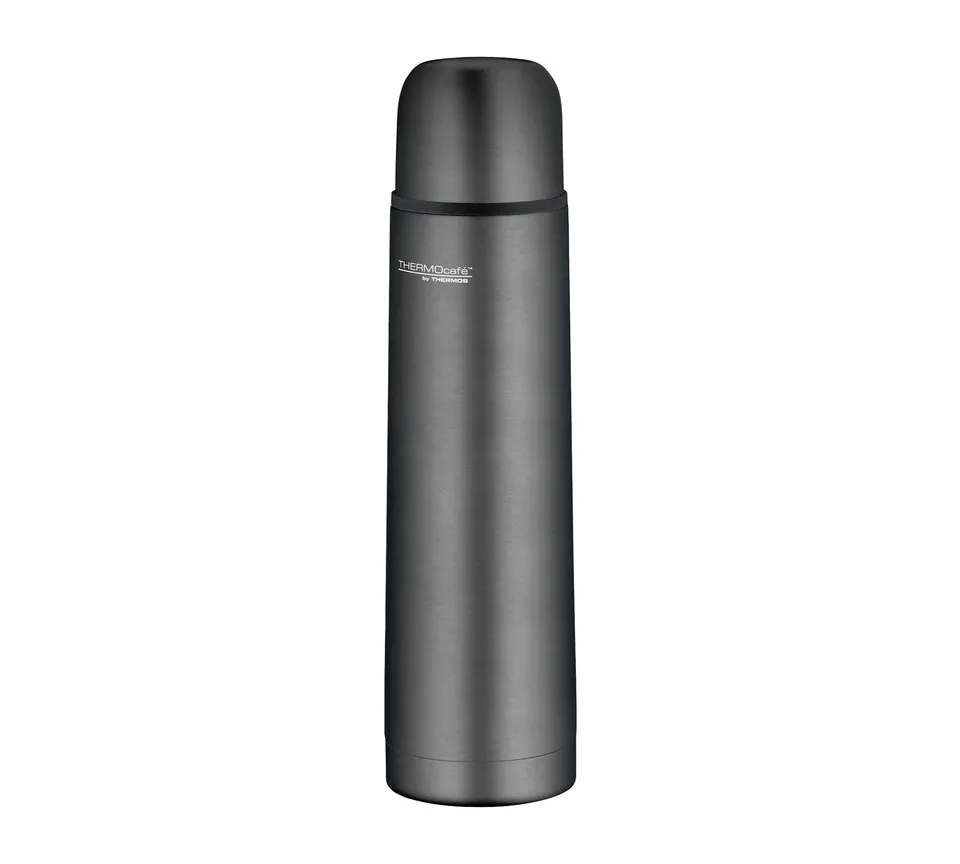 thermos-thermocaf-tc-beverage-bottle-isolierflasche-0-7-l-stone-grey-matt image 1