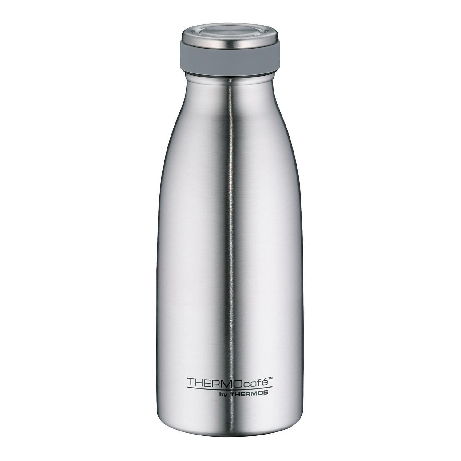 thermos-thermocaf-tc-bottle-trinkflasche-0-35-l-mat-steel image 1