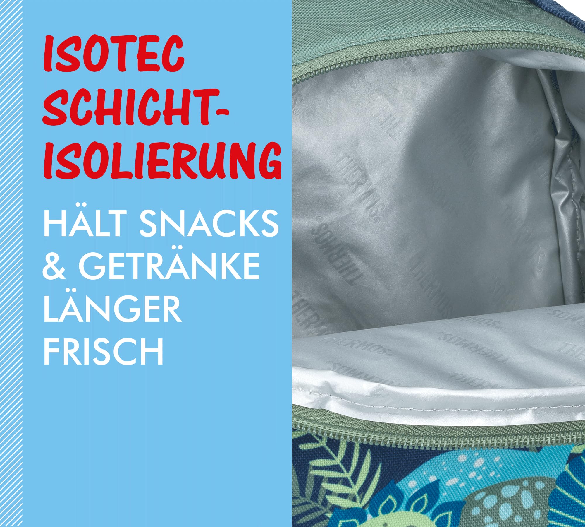 thermos-kinder-lunchtasche-4-0-l-dinosaurier-gr-n-blau-isoliert image 4