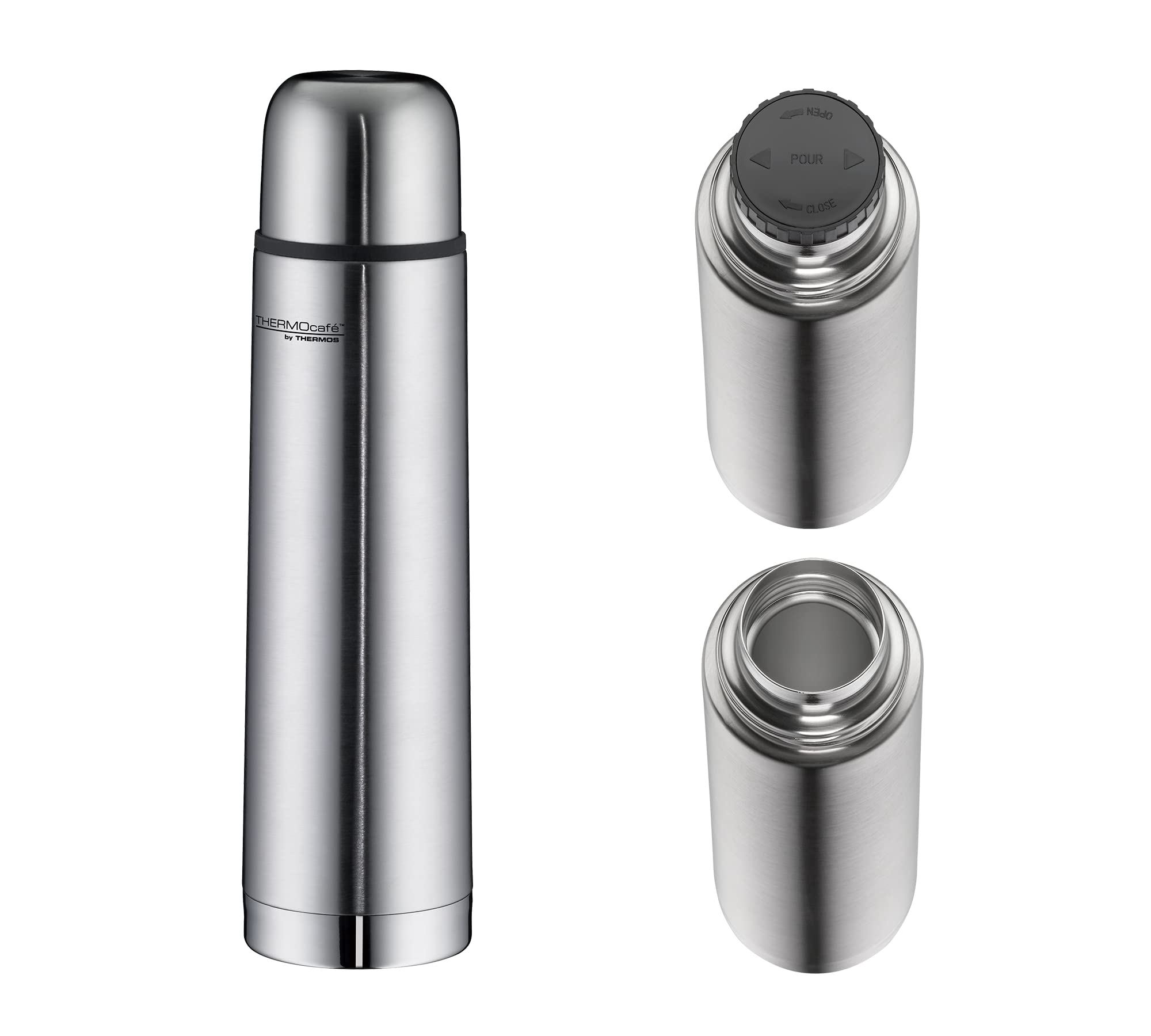 thermos-thermocaf-tc-everyday-isolierflasche-0-70-l-silber-mit-trinkbecher image 2