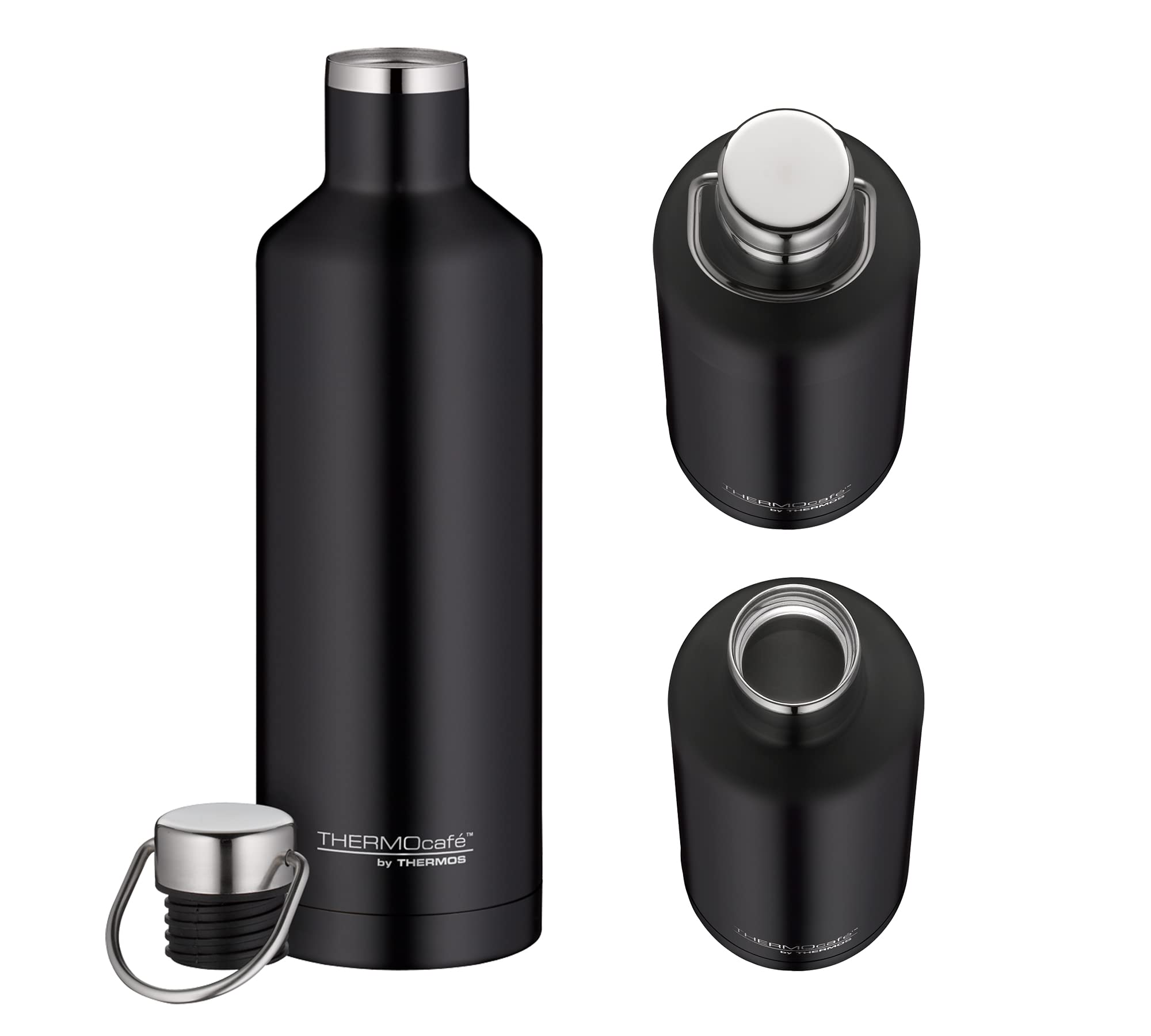 thermocaf-by-thermos-tc-traveler-bottle-isolierflasche-0-50-l-charcoal-black-mat image 2