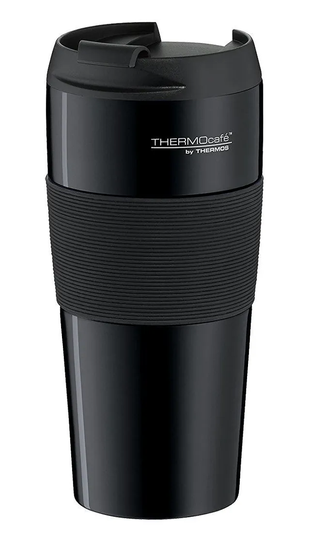thermos-thermocaf-pro-thermobecher-0-40-l-charcoal-black-mit-flip-lid image 1