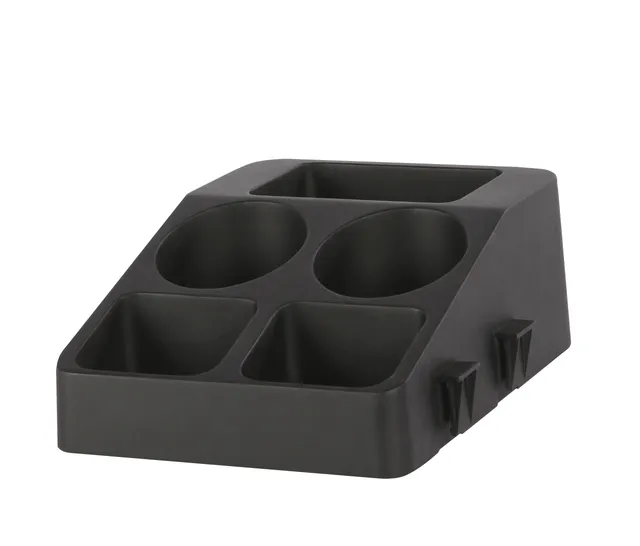 helios-service-station-schwarz-buffet-organizer-mit-5-f-chern image 1