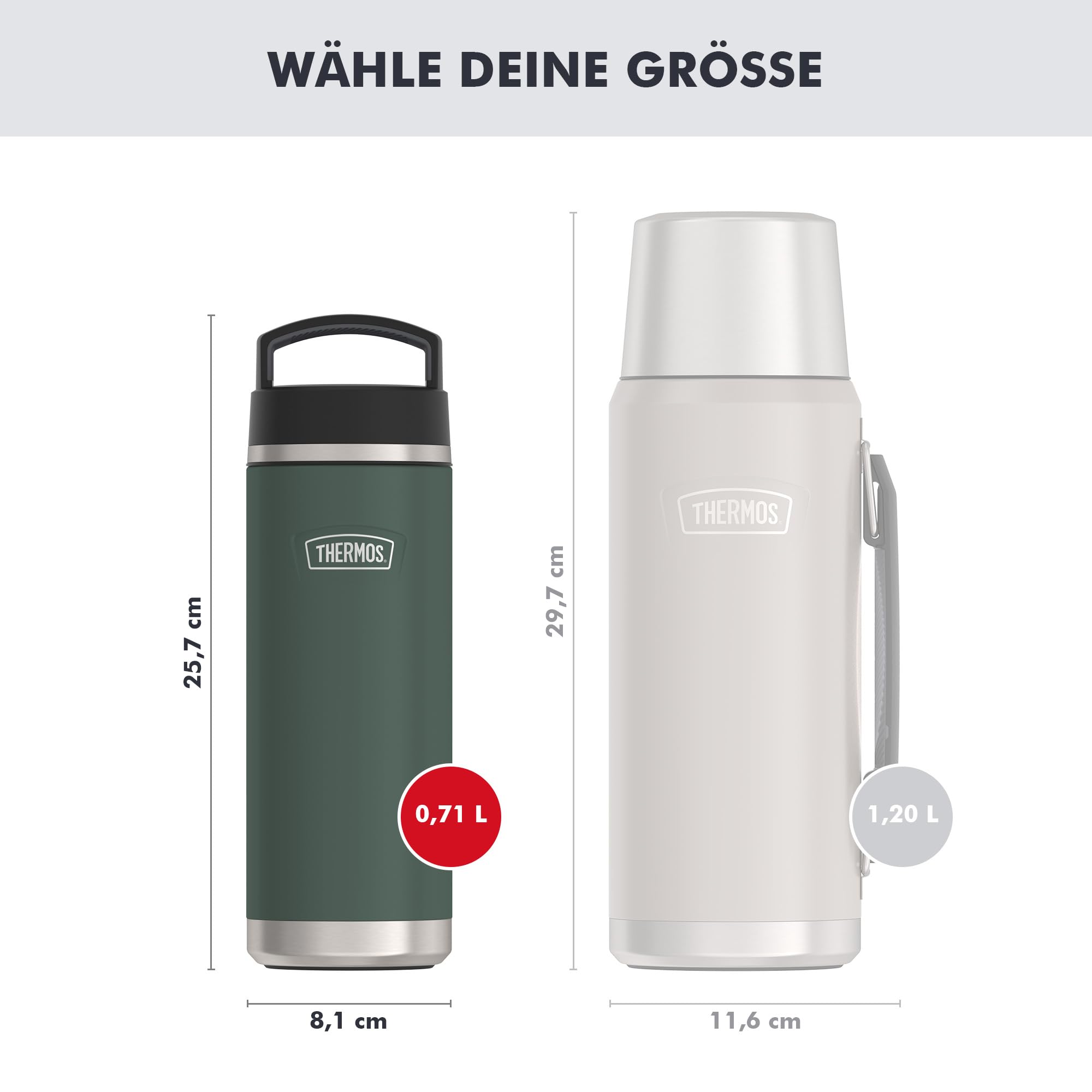 thermos-icon-isolierflasche-0-71-l-forest-mat-dunkelgr-n image 5