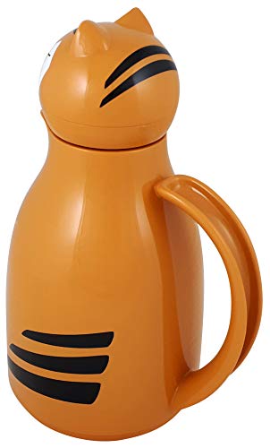 helios-thermo-tiger-isolierkanne-1-l-orange-tiermotiv-kunststoff image 6