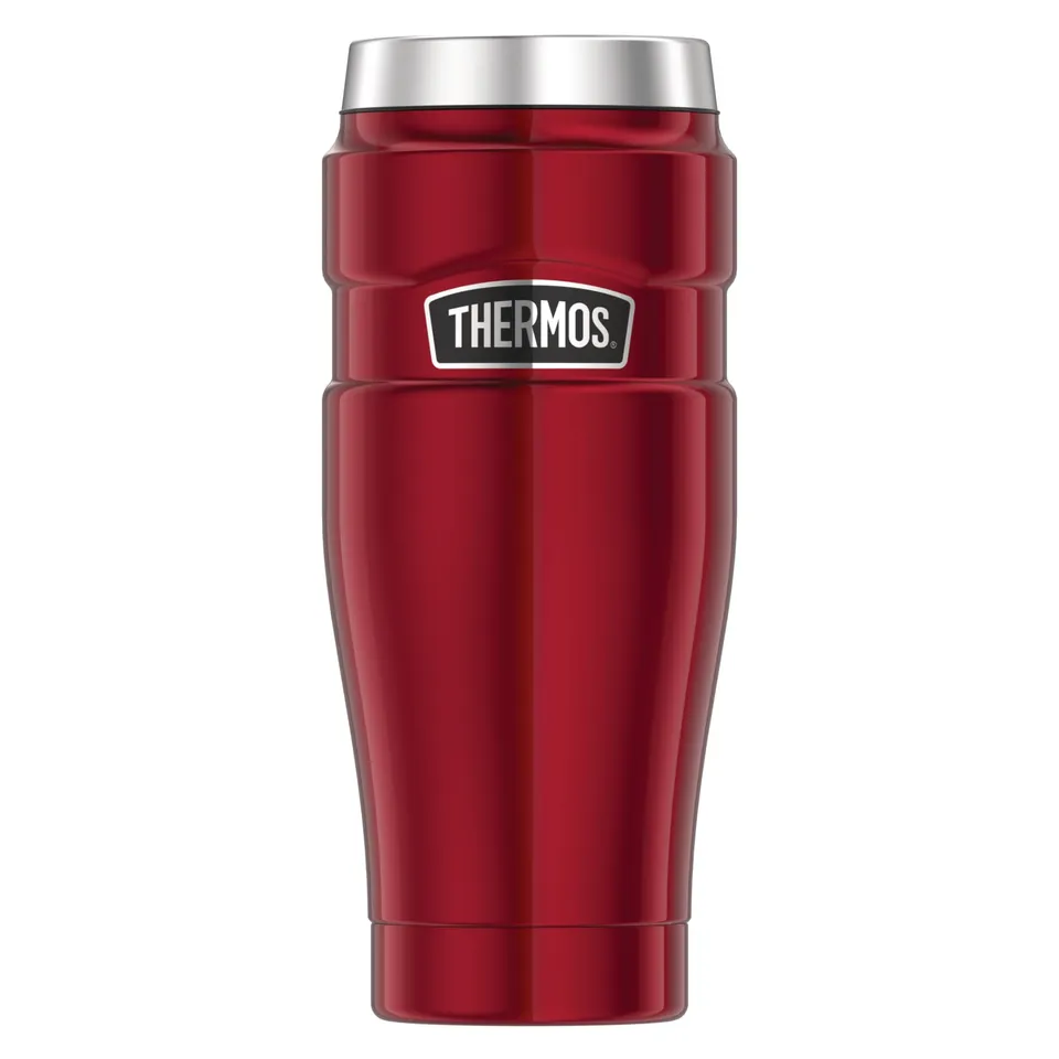 thermos-stainless-king-thermobecher-0-47-l-rot-edelstahl-coffee-to-go-mit-teebeu image 1