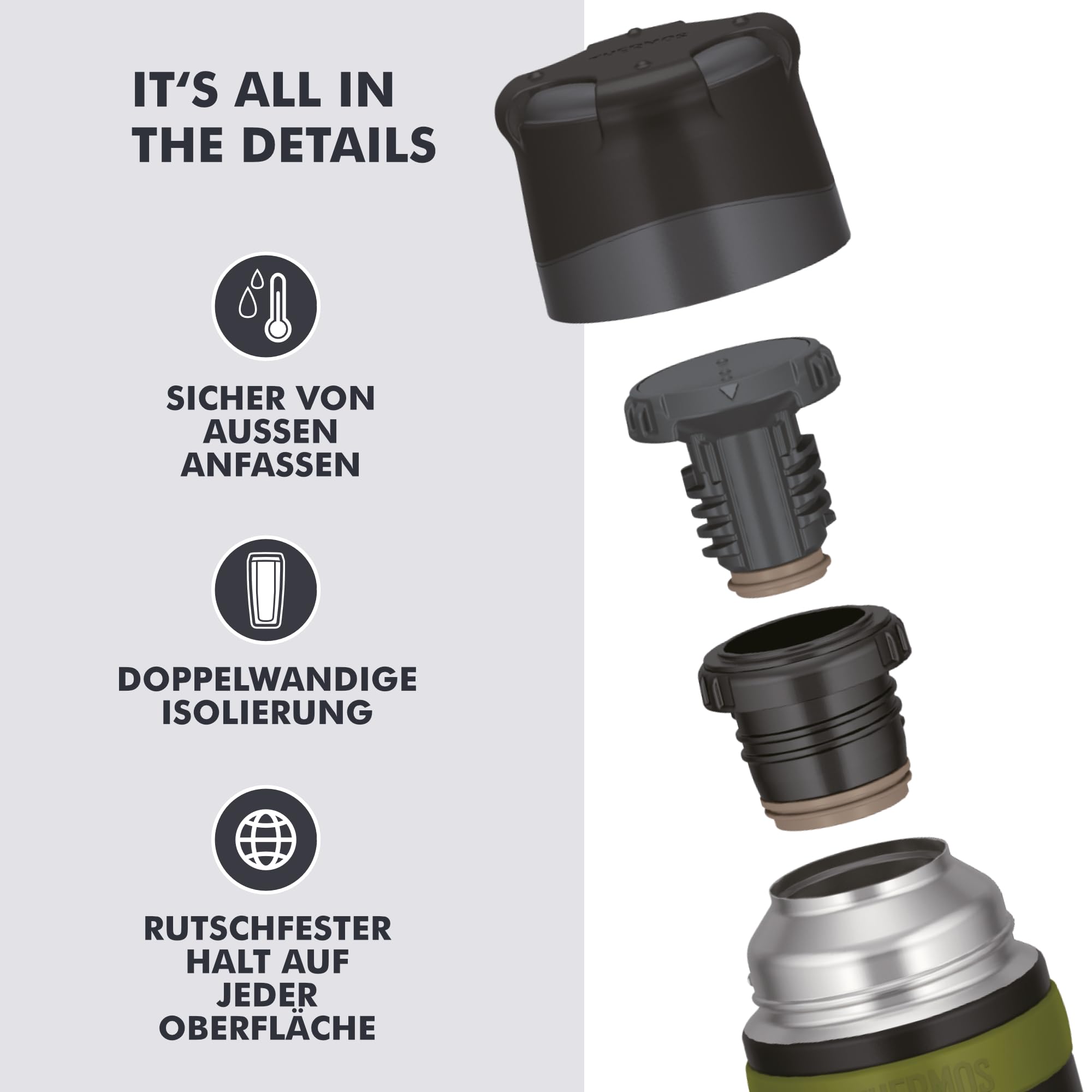 thermos-mountain-isolierflasche-0-9l-charcoal-black-matt-mit-becher image 4