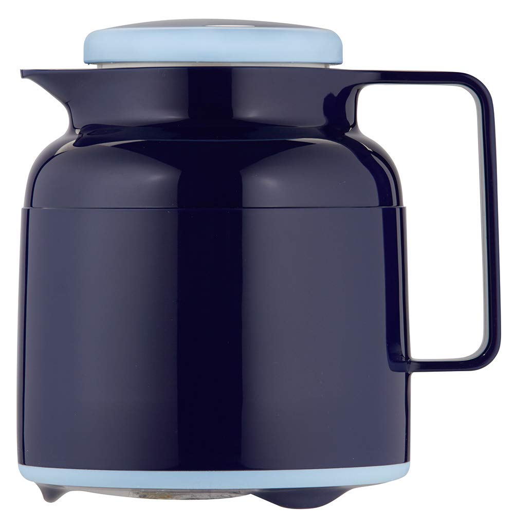 helios-wash-pro-s-isolierkanne-1-0-l-dunkelblau-mit-edelstahleinsatz image 1
