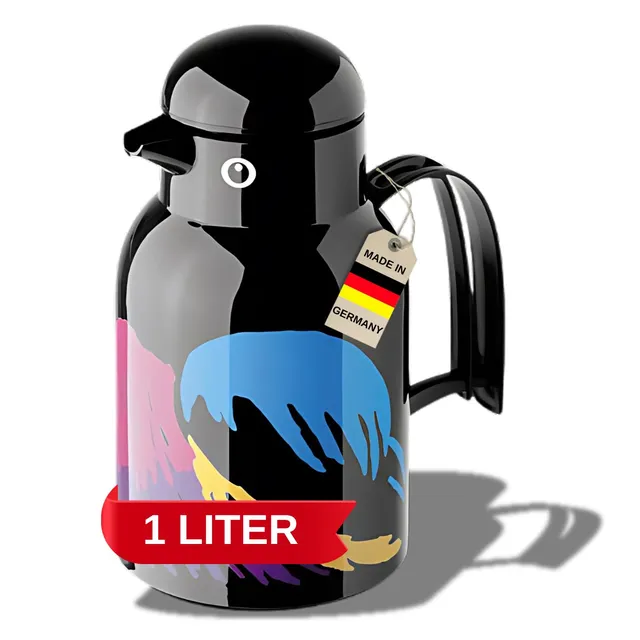 helios-thermo-bird-paradiesvogel-isolierkanne-1-0-l-schwarz image 1