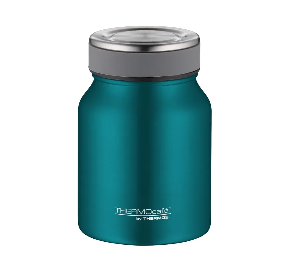 thermos-thermocaf-thermobeh-lter-f-r-essen-0-50-l-teal-mat image 1