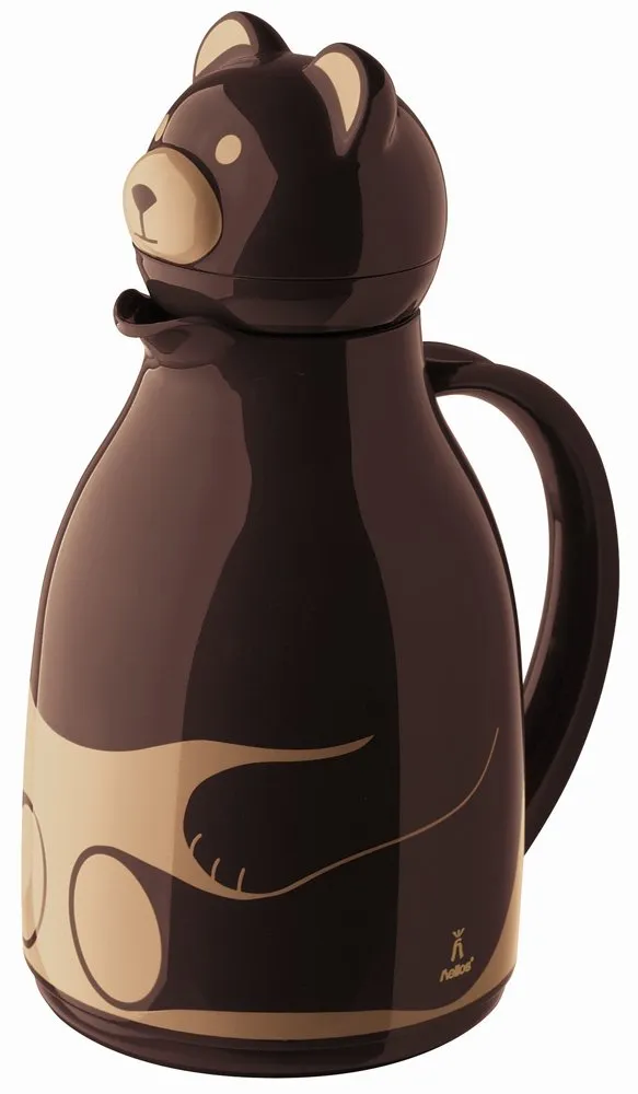 helios-thermo-bear-kunststoff-isolierkanne-mit-drehverschluss-1-0-l-braun image 1