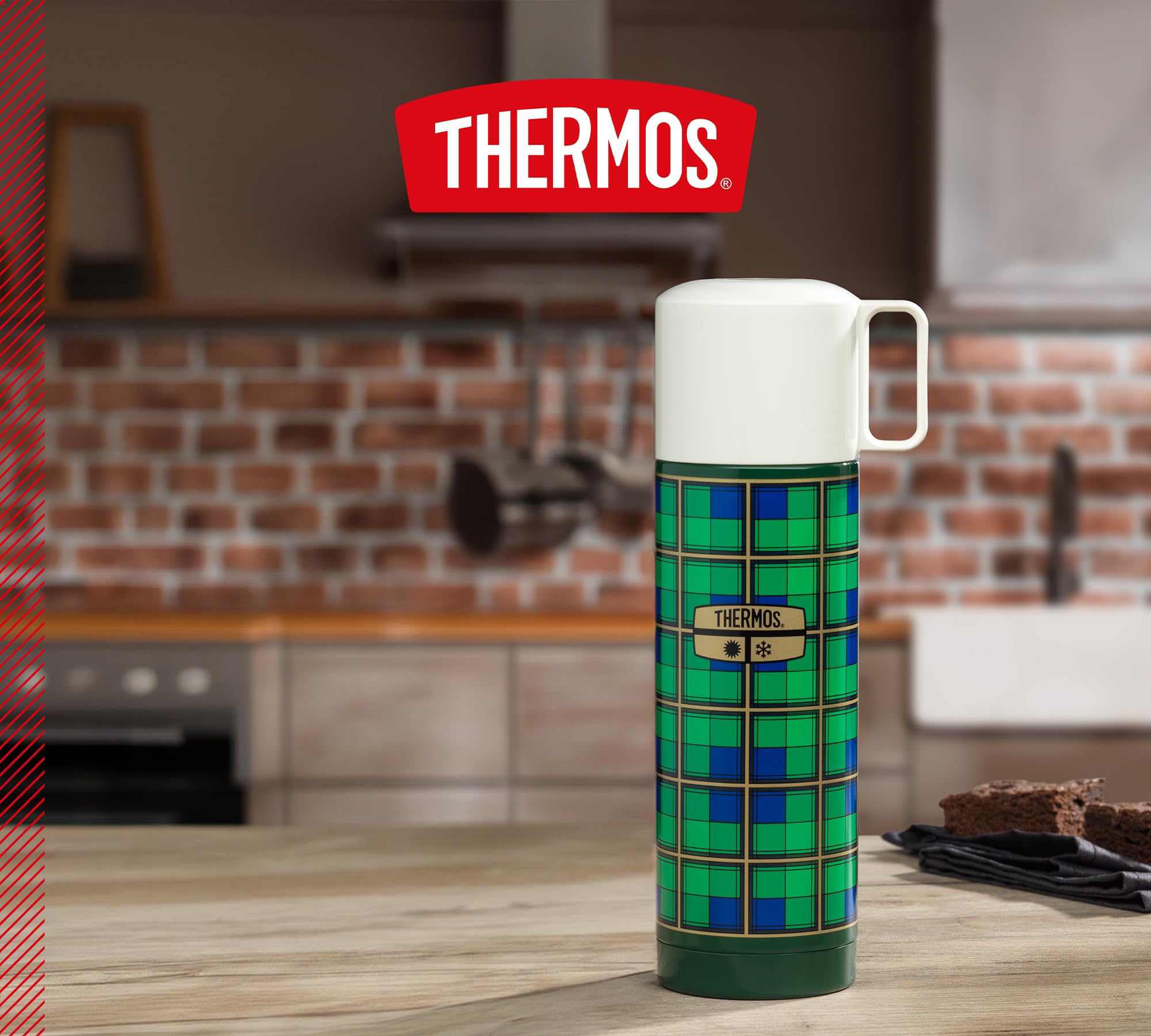thermos-revival-isolierflasche-0-50-l-retro-gr-n-mit-becherdeckel image 6